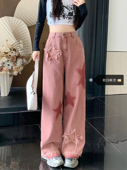 Jeans vintage rose