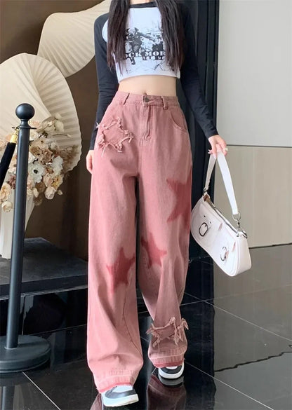 Jeans vintage rose