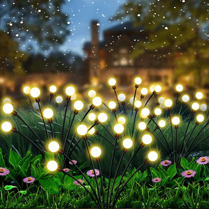 Lampes LED lucioles à énergie solaire